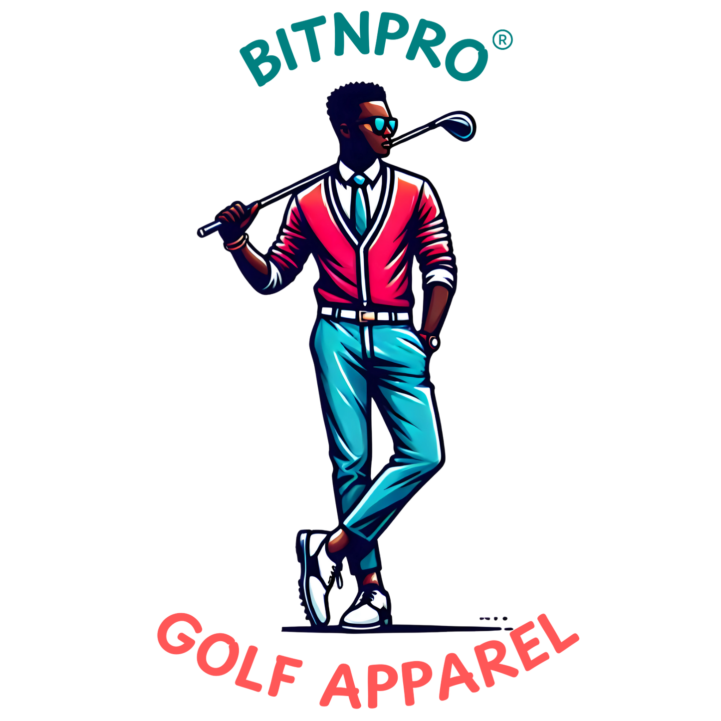 BITNPRO CUSTOM BGA GOLF POLO